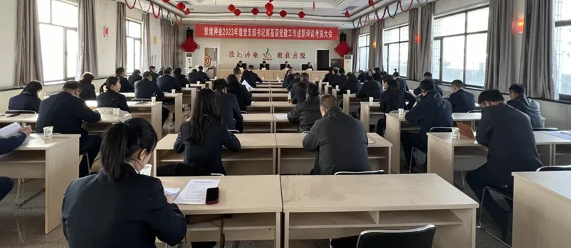敦煌種業(yè)集團(tuán)黨委召開2023年度黨組織書記抓基層黨建和人才工作述職評議考核大會